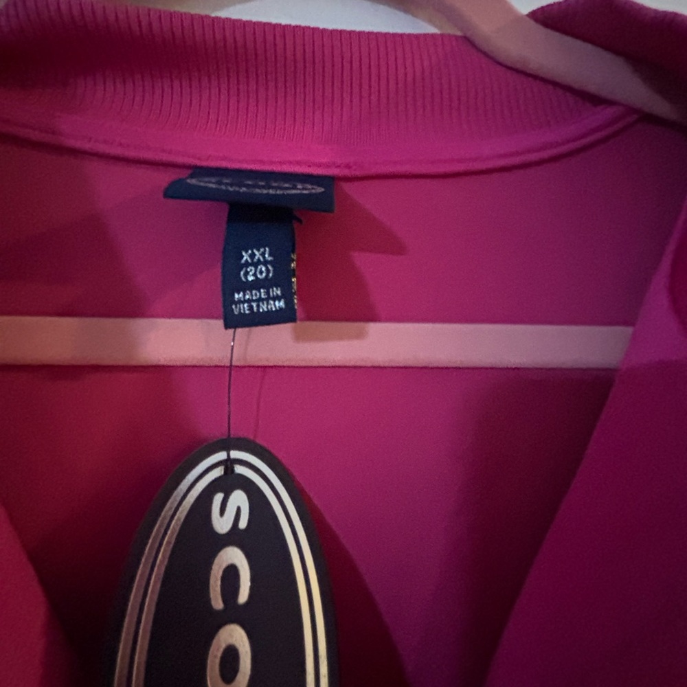 Scoop Pink Half-Zip Scubaknit Dress - Picture 4 of 4